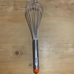 ステンレス製 泡立て器 ホイッパー 未使用品　寿菓工精器　全長420ミリのサムネイル