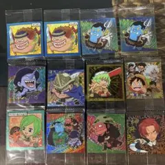 ワンピース ホロ加工ステッカー 12枚セット