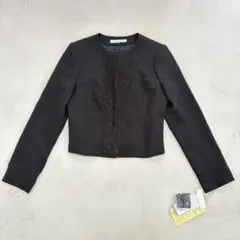 新品タグ付　東京ソワール　ソワールぺルル　ノーカラージャケット