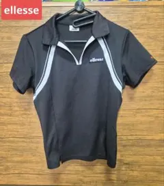 ellesse ポロシャツ ブラック 半袖のサムネイル