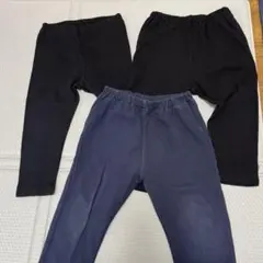 無印　レギンス　3本セット　90