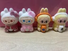 ラブブ　ストラップ用フィギア　4体