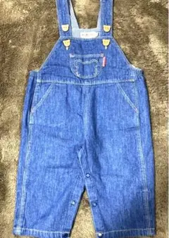 【美品】ミキハウス　ホットビスケット　オーバーオール