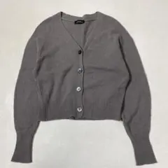 グリーンレーベルリラクシング FOX MIX キリカエ Vネック カーディガン