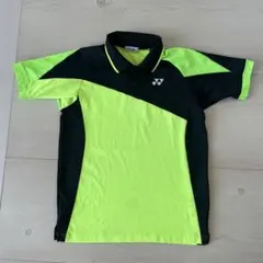 YONEX ヨネックス 蛍光グリーンと黒 ポロシャツ