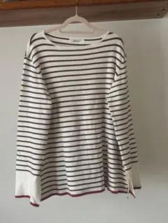 Mila Owen ストライプ 長袖カットソー サイズ0のサムネイル