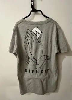 RIPNDIP ポケットTシャツ グレー 猫のサムネイル