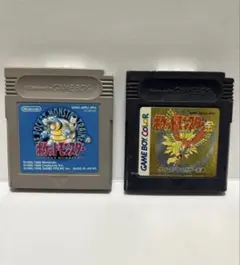 ポケットモンスター 青 金 セット GB ソフト