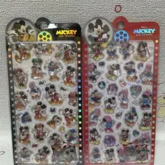 正規品ボンボンドロップシール ミッキーとミニー　3D立体 2枚セット