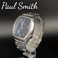 【稼働品】Paul Smith クォーツ腕時計 ダークブルー ナンバー7のサムネイル
