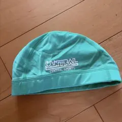 セントラル　水泳帽　緑色
