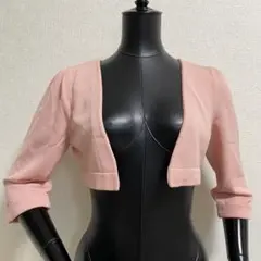 タケオニシダ レディニシダ クロップドストレッチハイゲージニットジャケット