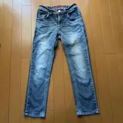 SOMETHING デニムロングパンツ