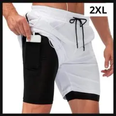 メンズ ハーフパンツ ホワイト