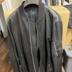 レザージャケット　rick owensのサムネイル