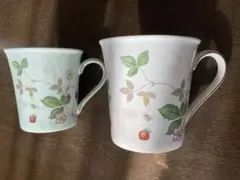WEDGWOOD WILDSTRAWBERRY マグカップ 2個セット