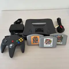 N64 ニンテンドー64 ソフト3本付き