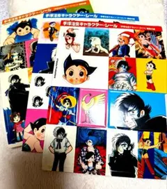 【非売品】手塚治虫キャラクターシール3枚セット 手塚治虫マガジン特別付録
