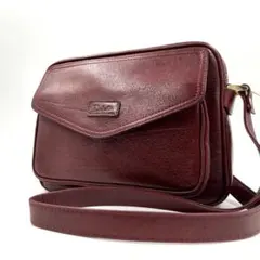 Dakota ダコタ ショルダーバッグ 斜め掛け レザー ワインレッド