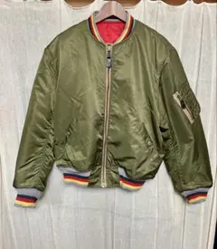 エヴィス Evisu フライトジャケット MA-1 リバーシブル 楽天市場】EVISU JEANS USED MA-1 JACKET スカジャン