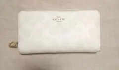 COACH ホワイト 長財布