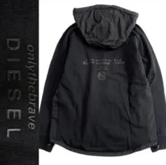 【半額以下】DIESEL コットンスウェット ジップアップ フーディ パーカー