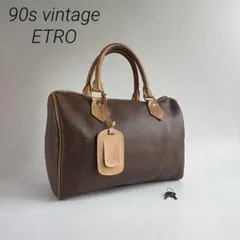 archive ETRO boston bag paisley PVC 90s - メルカリ