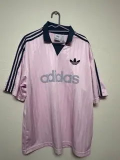adidas Originals 半袖 ポロシャツ ピンク Lのサムネイル