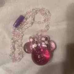 ディズニー　ミニー　光るおもちゃ　ネックレス