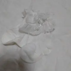 mikihouse 白 ベビー靴下 レース付き　セレモニードレス　退院　お祝い