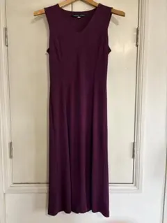 MICHEL KLEIN パープル ノースリーブワンピースのサムネイル