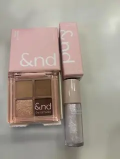 【美品】&nd ロムアンドアイシャドウ、アイグリッターセット