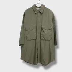 ☆Columbia☆コロンビア☆七分袖シャツ☆アウトドア☆カーキ☆L☆I25M