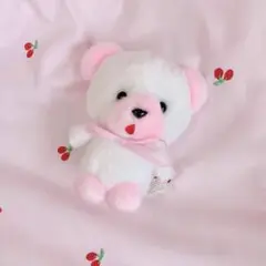 ファンシーアラモード　ビッグくまちゃんぬいぐるみ　ピンク　スタイ付き ぬいぐるみ テイクオフ KAWAIIベア MoMo Lサイズ（約