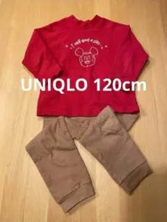 ユニクロ　ディズニーコレクション フリースセット（長袖）120cm