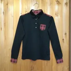 プーマゴルフ ポロシャツ チェック S