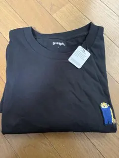 graniph イカク 長袖Tシャツ 黒 刺繍 Lサイズ