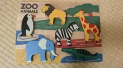 オーサムストアAWESOMESTORE 動物園木製パズル ZOOANIMALS