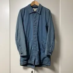 ☆日本製☆ レミ レリーフ 中綿入り バルマカーンコート ブルー シャンブレー