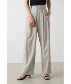 2タックワイドパンツ