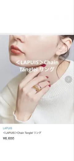 新品タグ付き LAPUIS ラピュイ FLOW COIL チョーカー 割引あり 