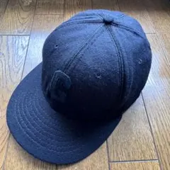 希少】Dickiesディッキーズベースボールキャップ ツートン 紺×茶ウール