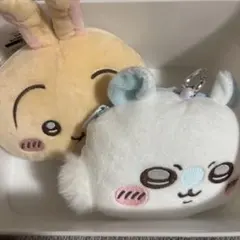 ちいかわぬいぐるみパスケースポーチ モモンガ うさぎ