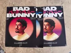 BAD BUNNY BILLIONS CLUB LIVE限定ポスターレア配色 - メルカリ