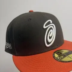 Stussy New Era 59FIFTY キャップ /ブラウン オレンジのサムネイル