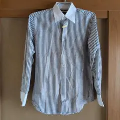 EPOCA UOMO ストライプ クレリックシャツ②