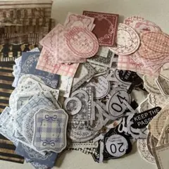 コラージュ素材 シール多め 紙モノ 新作だけ！！