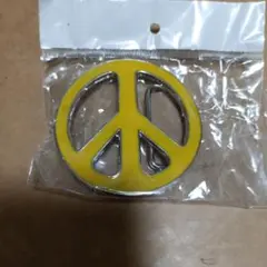 PIECEマーク ベルトバックル イエロー②OKUTANI.CO
