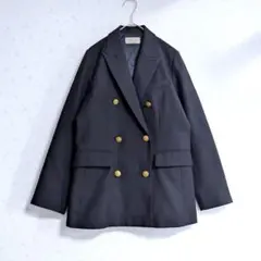 良品 ジャーナルスタンダード レリューム T/Wギャバネイビーブレザー