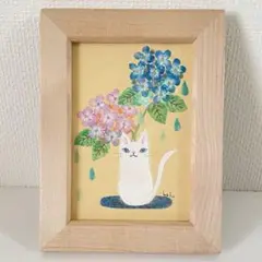 ネコトハナ小さな絵 (原画)